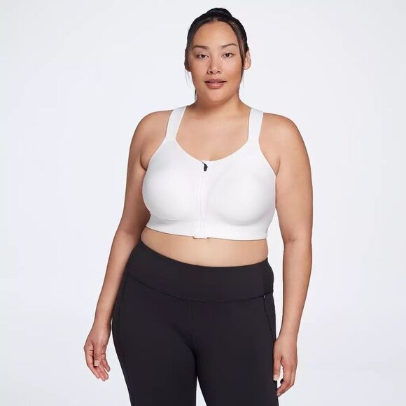 CALIA On The Go Zip Front Sports Bra Size 40E - Picture 1 of 11